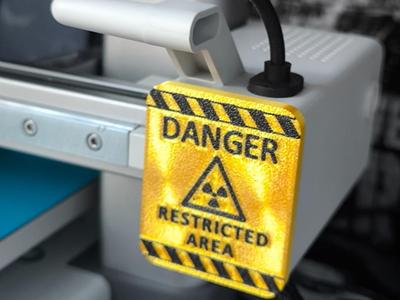 A1/A1 mini printer frame cover. Radiation