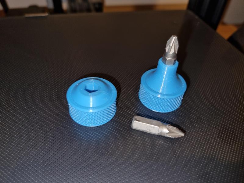 Thumb Driver Grip for 1/4" Hex Bit