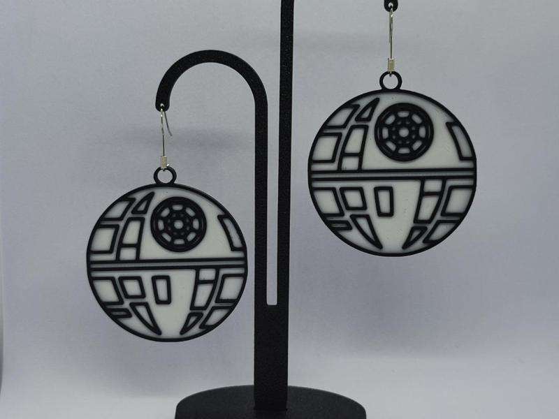 Death Star Earrings
