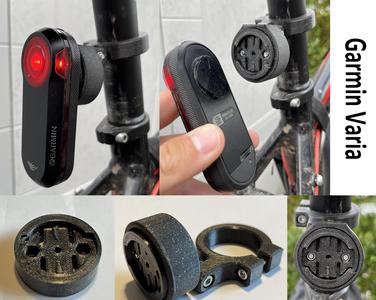 Garmin Varia radar - bike light holder 30,9mm