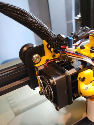 Strain Relief  for Extra Thin Biqu H2 Mount for Ender 3