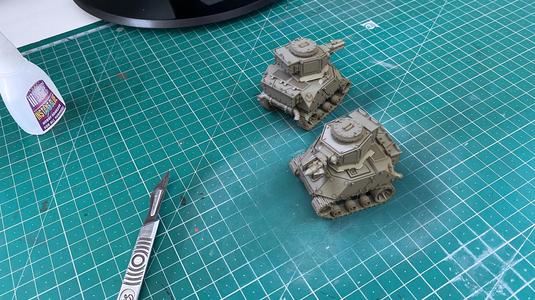 WW2 American M5 Stuart Grot Tank