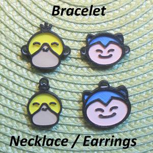 4 Pokémon #4 Necklaces, Bracelets, Earrings, Jewelry