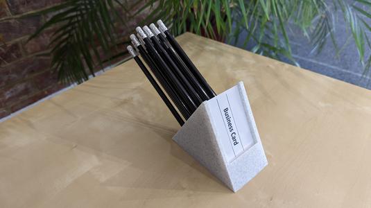 Triangle Pen & Card Holder