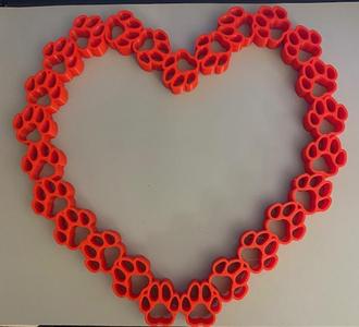 Paw wreath
