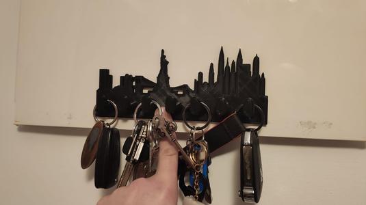 New York Skyline Key Holder