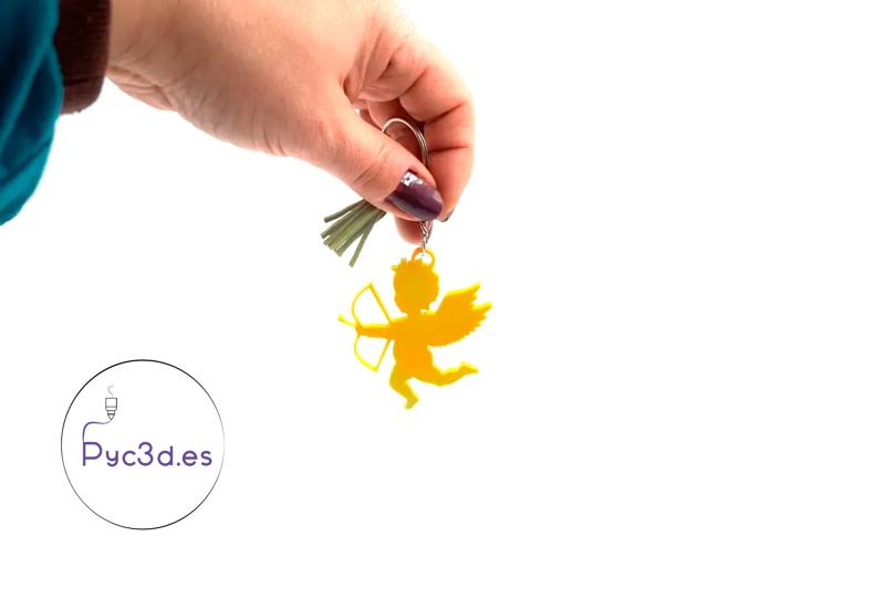 CUPID WITH BOW KEYCHAIN