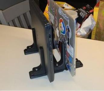 Dual Adjustable Vertical Laptop Stand