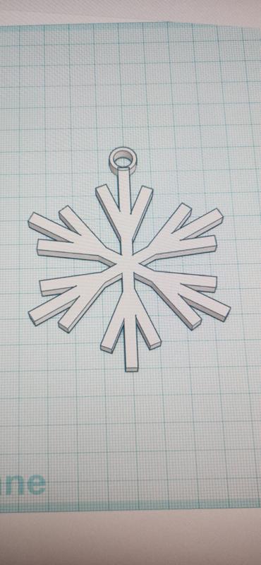 Snowflake ornament