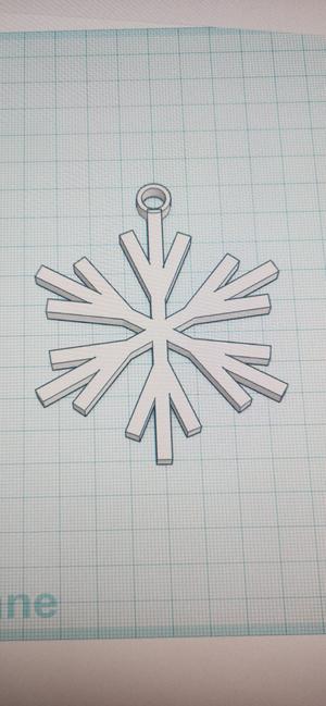Snowflake ornament