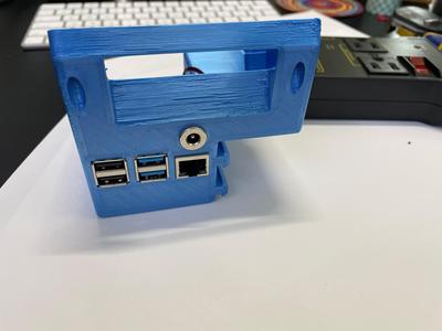 Raspberry Pi 4 Case + Barrel Connector for Ender 3