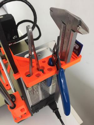 Elegant Prusa i3 MK3 Tool & SD card holder