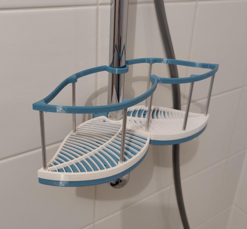 Shower shelf - Leaf design