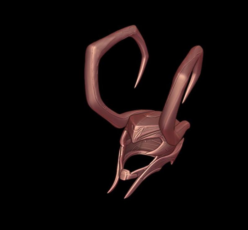 Marvel Rivals Loki HeadPiece for cosplay for 3d printing