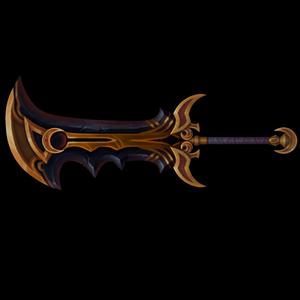 League Of Legends Prestige Blood Moon Aatrox (2022) Sword Skin For Cosplay