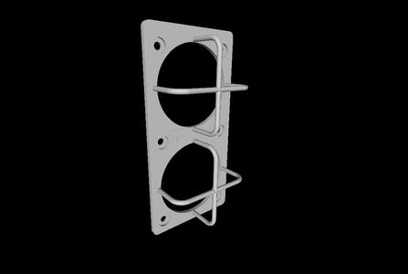 RV vent screen holder
