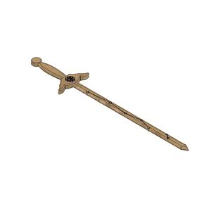Seven Star Peach Wood Sword