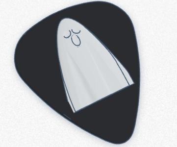 Ghost Guitar Pick