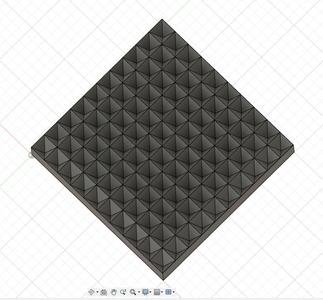 Artistic reversed Spiked Tile