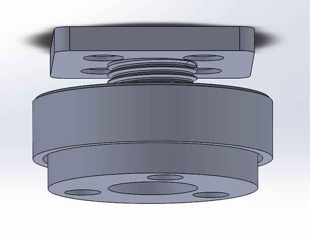 Silicone damping feet with adjustable height. Geeetech A10, Creality Ender 3 etc.
