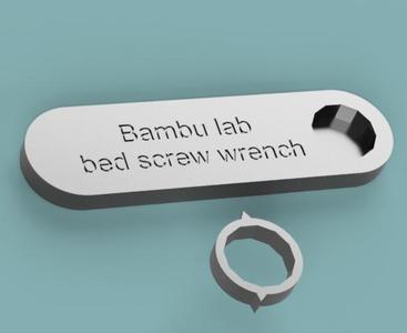 Bambu lab bed screw wrench