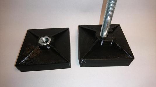 Ikea lack adjustable leg