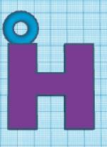 Christmas Initial Ornament Assortted (Hh)