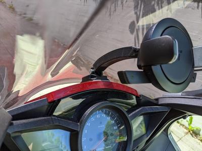 GoPro extension to 17mm ball (motorcycle mount)