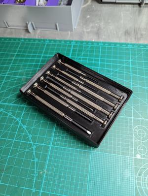 Precision Screw Driver Set Gridfinity Holder