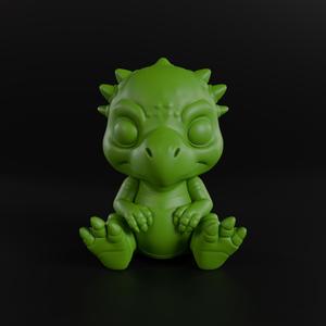 Pachycephalosaurus 3D Keychain/Collectible