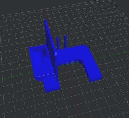 Ender5 4020 Part Cooler with retaining pins