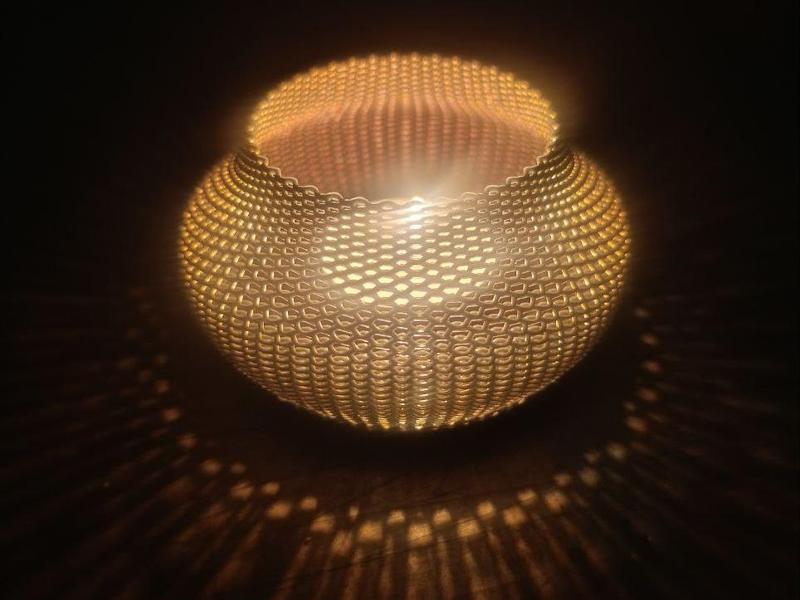 Grid Candle Holder