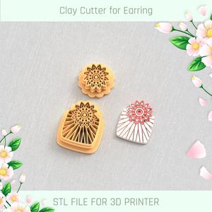 Polymer Clay Cutter File for Earrings