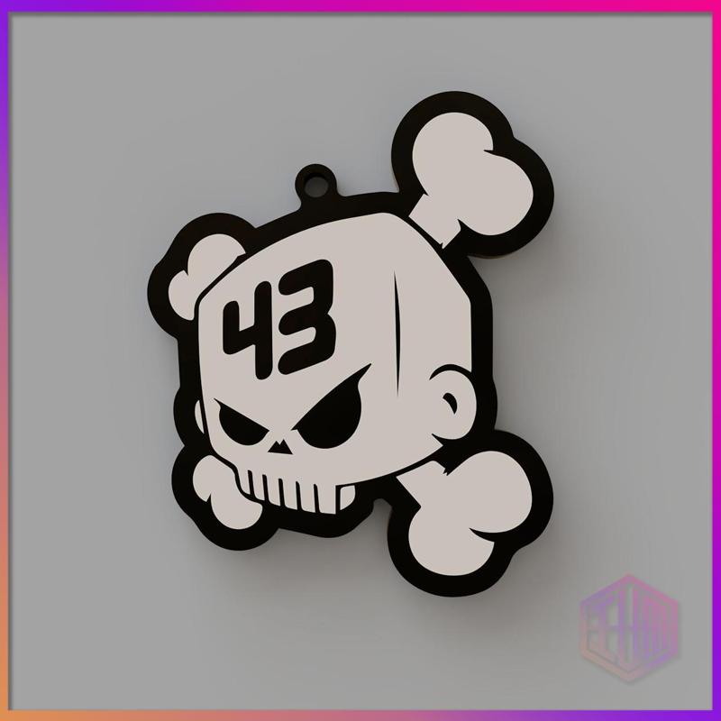 KEN BLOCK LOGO KEYCHAIN