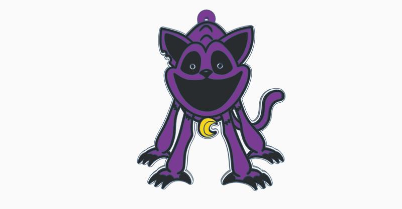 Monster Catnap Poppy Playtime keychain