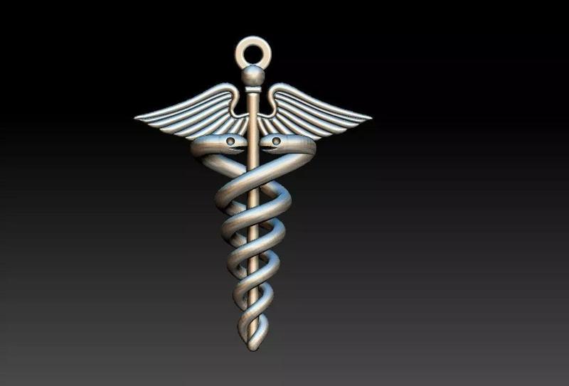 Caduceus Pendant