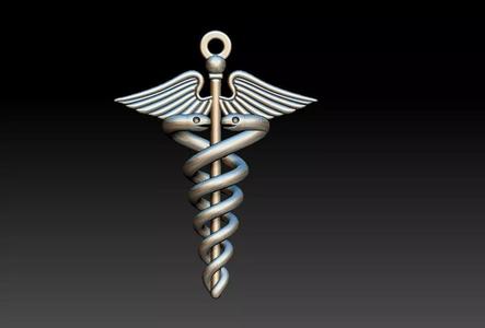 Caduceus Pendant