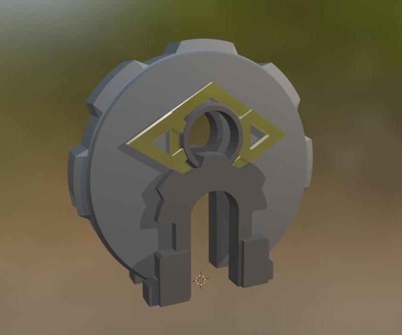 Round Stylised Key Cover