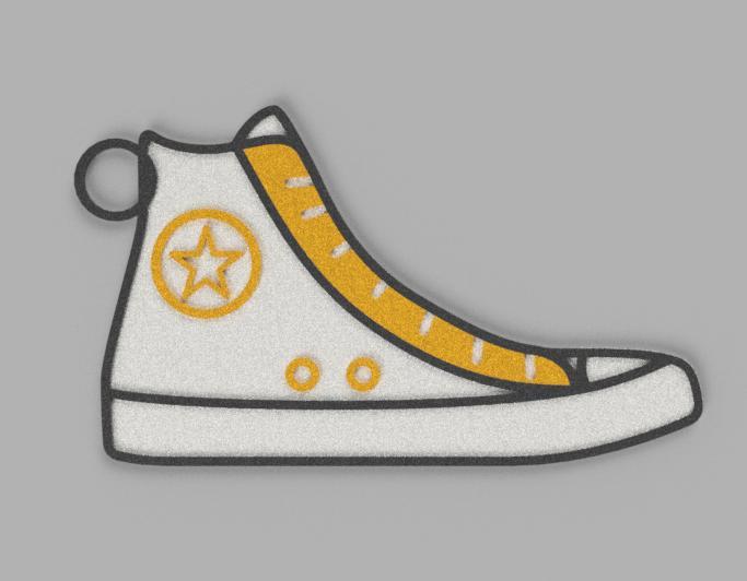 converse sneaker keychain