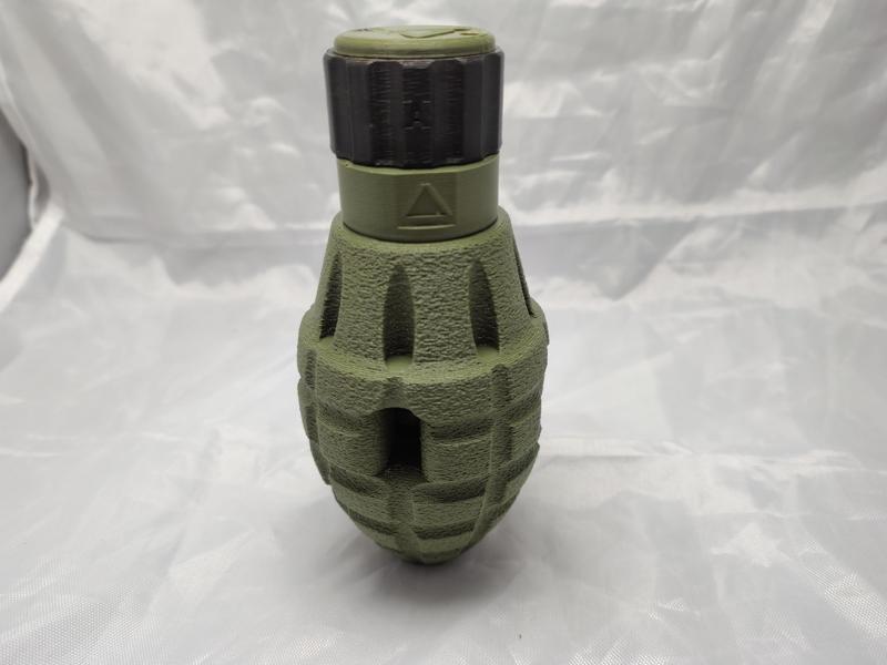 Airsoft Grenade Impact Cap Twist Head Fuze Cap Gun Ring Mk2 Pineapple-Style Sound Grenade "Meteorite" Reusable Grenade