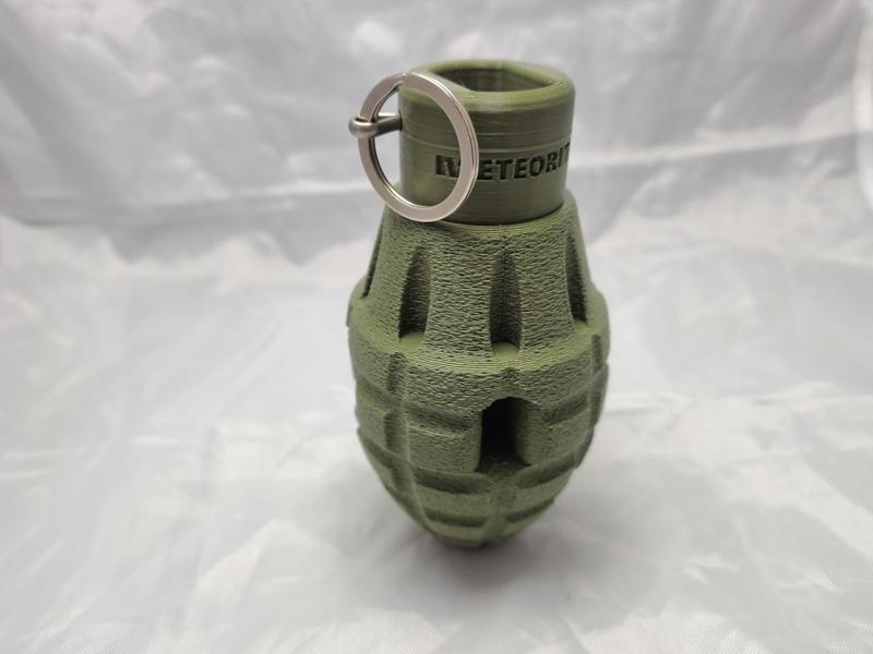 Mk2 Pineapple Airsoft Grenade Impact Cap Grenade Low Profile Fuze Sound Grenade "Meteorite" Reusable Airsoft Grenade