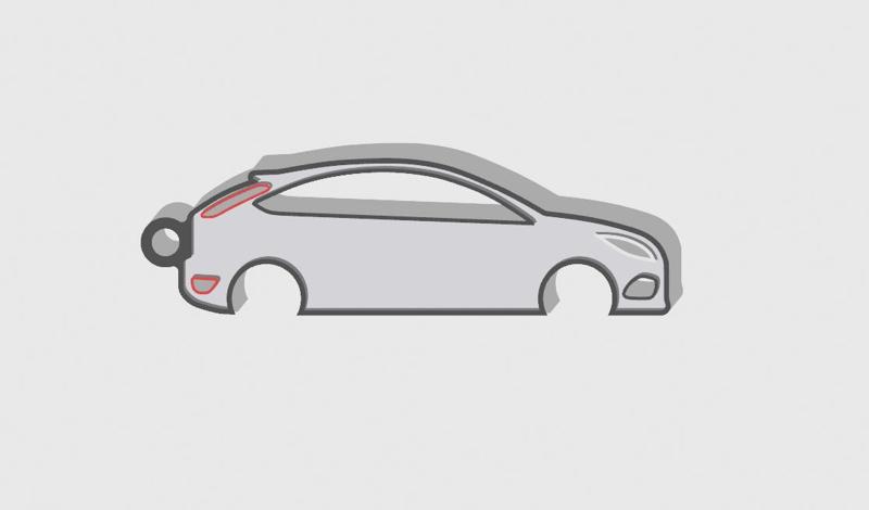 Ford Focus mk2.5 keychain