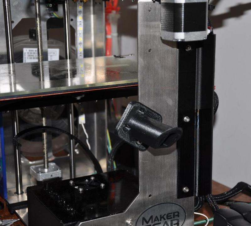 MakerGear M2 rear cable harness guide