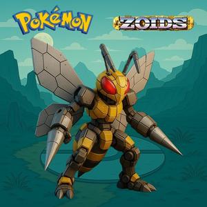 mecha beedrill - STL File