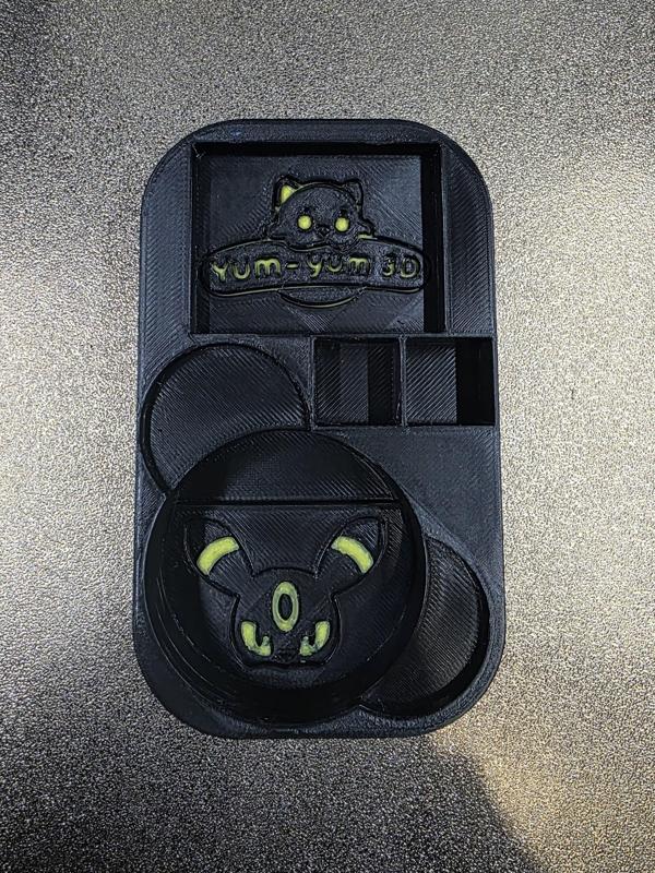 Mini tin case organizer Umbreon face
