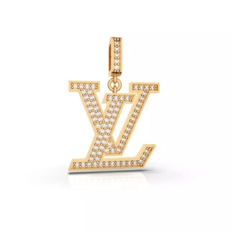 LV DIAMOND FASHION PENDANT