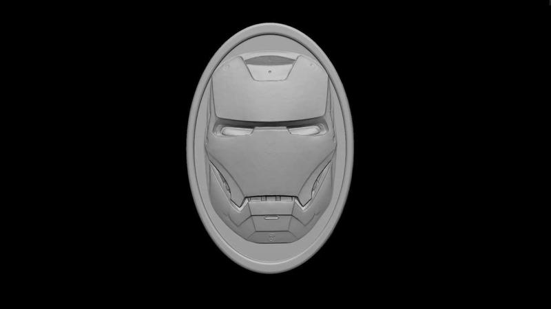 Iron Man Pendant for 3D Printing