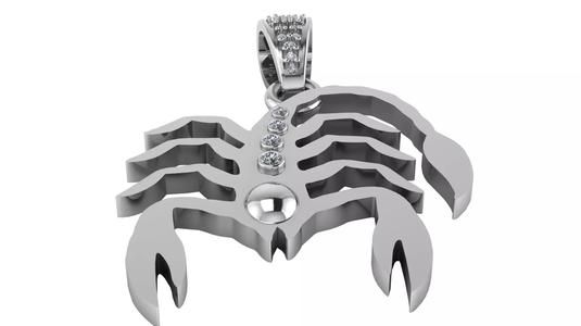 Scorpio pendant 3D PRINTBLE MOSEL