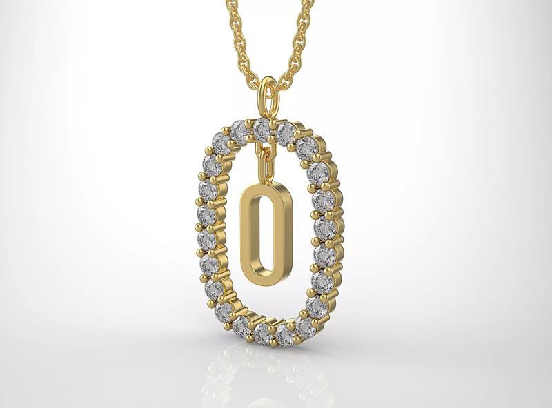 Pendant Letter O