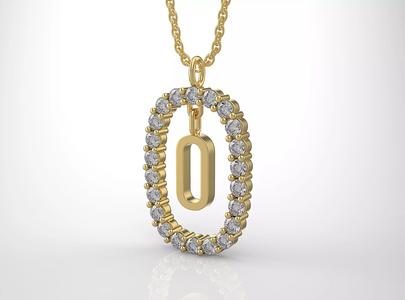 Pendant Letter O